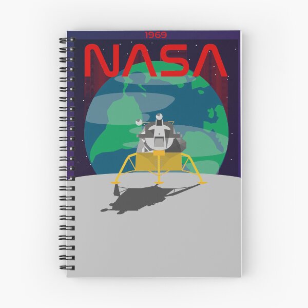 Item preview, NASA Moon Landing Square designed and sold by BucketBear.