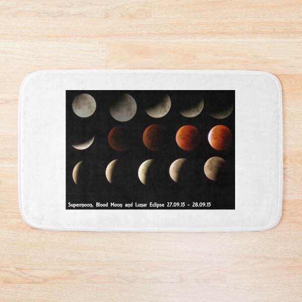 Item preview, Supermoon, Blood moon and Lunar Eclipse designed and sold by BarrowmanAngel.