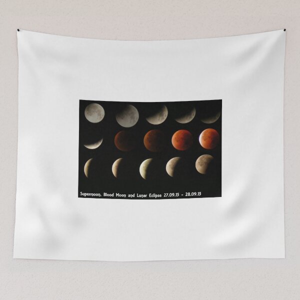 Item preview, Supermoon, Blood moon and Lunar Eclipse designed and sold by BarrowmanAngel.