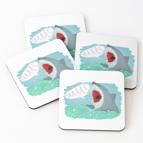 Item preview, very excited goofy shark designed and sold by themindofcc.
