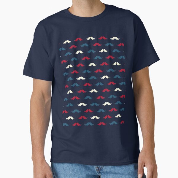 Mustache Mania - The Schnauzer Patriot Classic T-Shirt