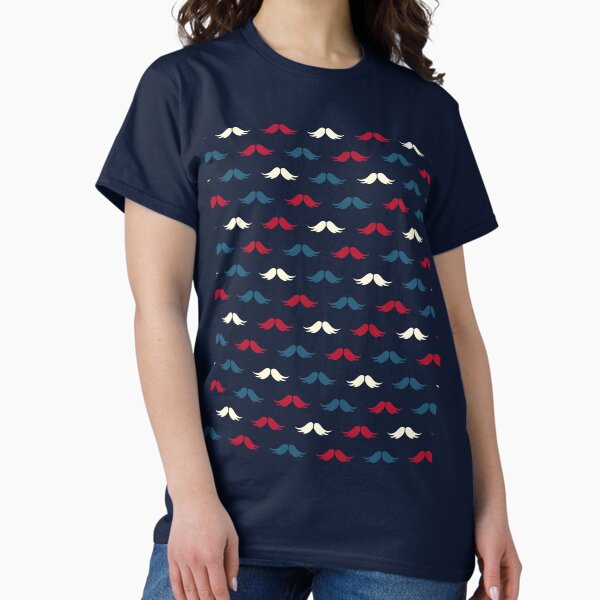 Mustache Mania - The Schnauzer Patriot Classic T-Shirt