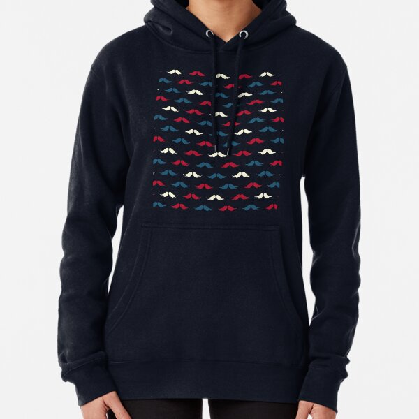 Mustache Mania - The Schnauzer Patriot Pullover Hoodie