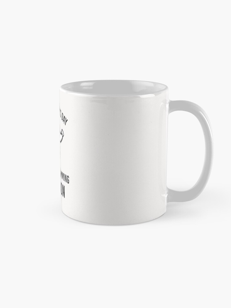 Alternate view of Happy Father’s Day Swimming Champion Dad Humor Gift Idea Sperm Illustration Mug