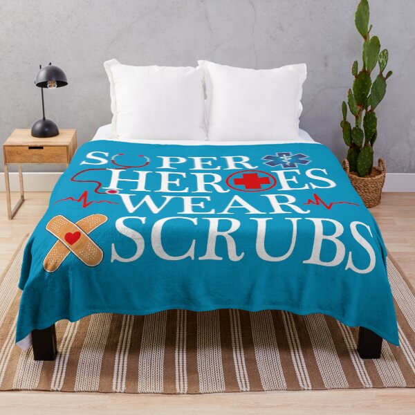 Item preview, Superheroes Wear Scrubs | Nurse/Doctor/Medical Staff Appreciation designed and sold by 4wordsmovement.