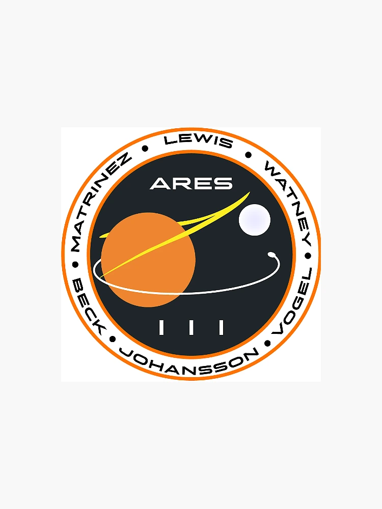 Ares 3 Mission Logo Sticker for Sale by dega4560