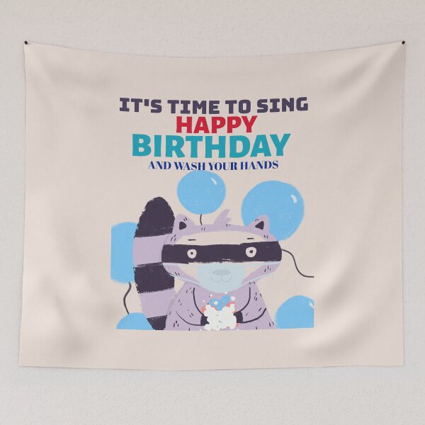 Item preview, Sing Happy Birthday and wash your hands/  designed and sold by EvaWolf.