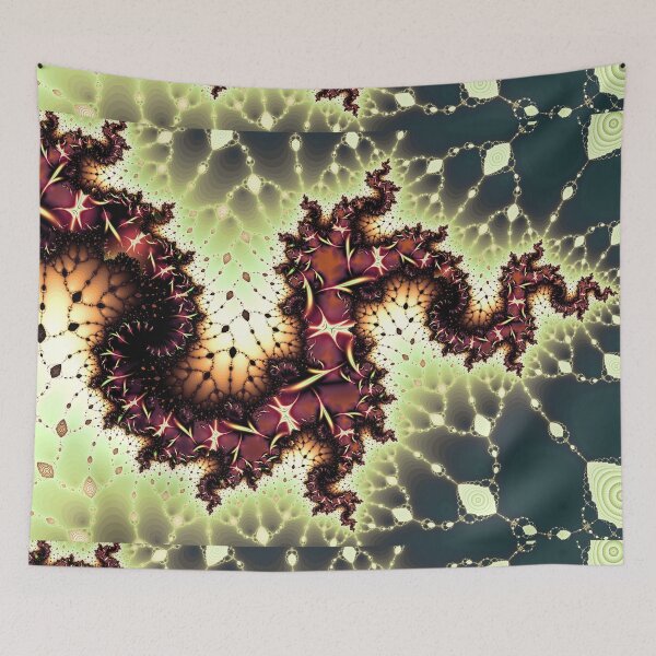 Item preview, Abstract Fractal Dragon Pattern designed and sold by pinkal.