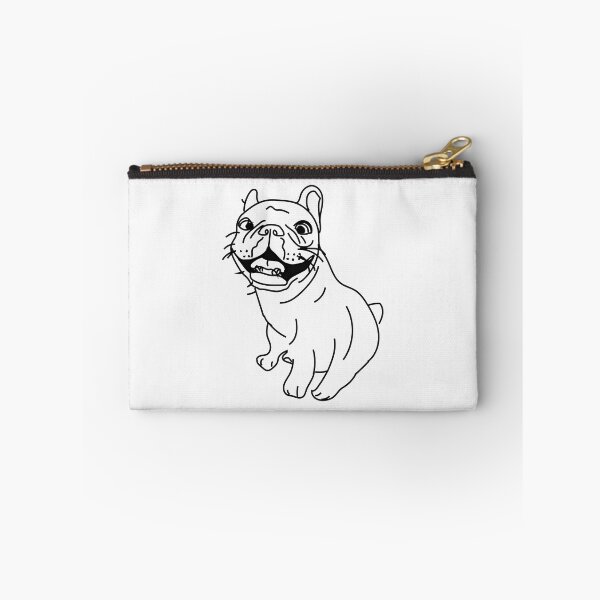Item preview, Hahahaha - Frenchie Dog (b/w) designed and sold by sketchandpaws.