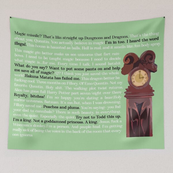 Item preview, The Magicians Quotes designed and sold by BunnyMomMtl.