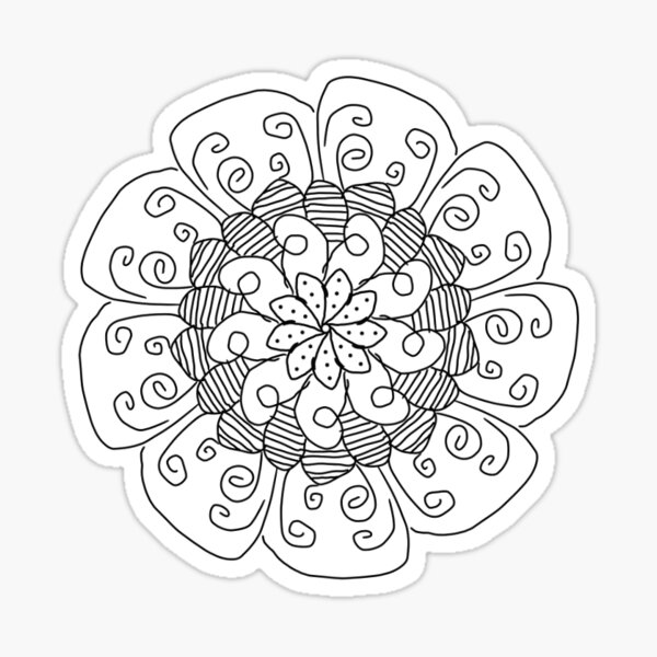 Mandela Design Sticker