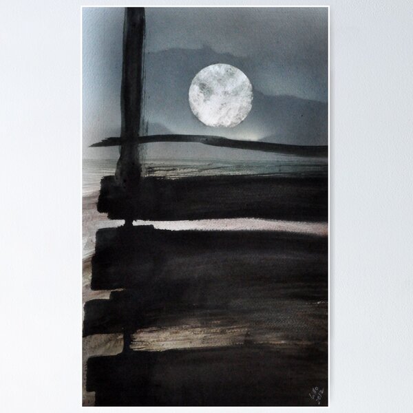 The moon beyond Poster