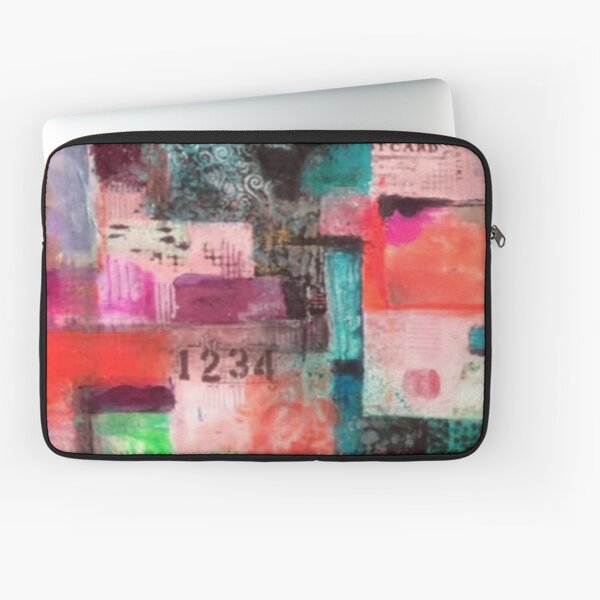 Item preview, Looking for my Postcard, Original abstract art, Mixed media collage painting, Graphic Design Art designed and sold by dianecita.