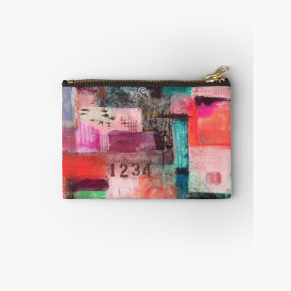 Item preview, Looking for my Postcard, Original abstract art, Mixed media collage painting, Graphic Design Art designed and sold by dianecita.
