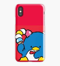 Penguin Sam with Ice Cream iPhone Case