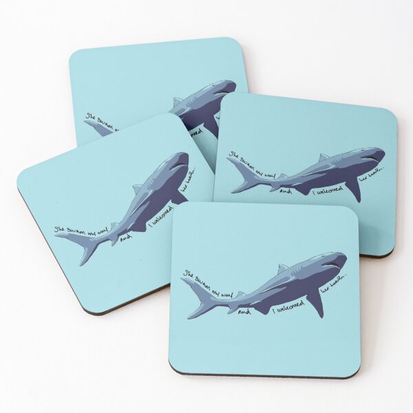 Item preview, Shark Series - She Swam My Way - Text designed and sold by babygunz47.