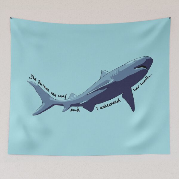 Item preview, Shark Series - She Swam My Way - Text designed and sold by babygunz47.