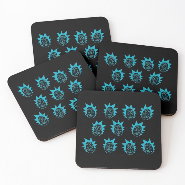 50 shades of rick pattern Coasters (Set of 4)
