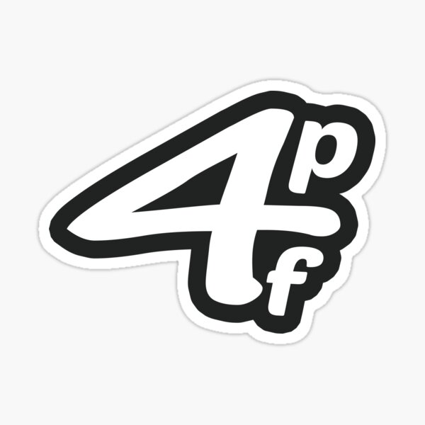 "4PF" Sticker For Sale By MarouaneGouram | Redbubble