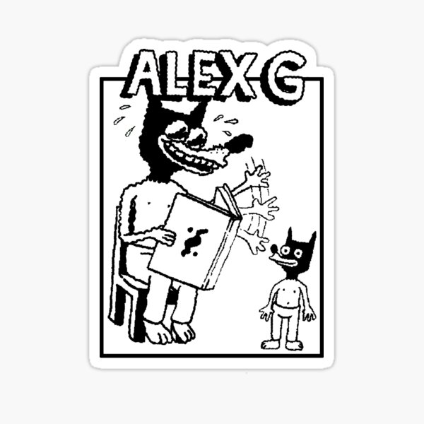 (Sandy) Alex G Storytelling logo Sticker