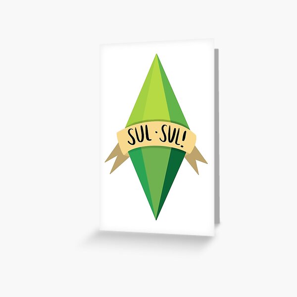 plumbob Greeting Card