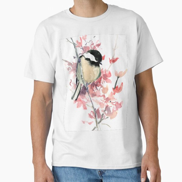 Item preview, Chickadee and Cherry Blossom designed and sold by surenart.