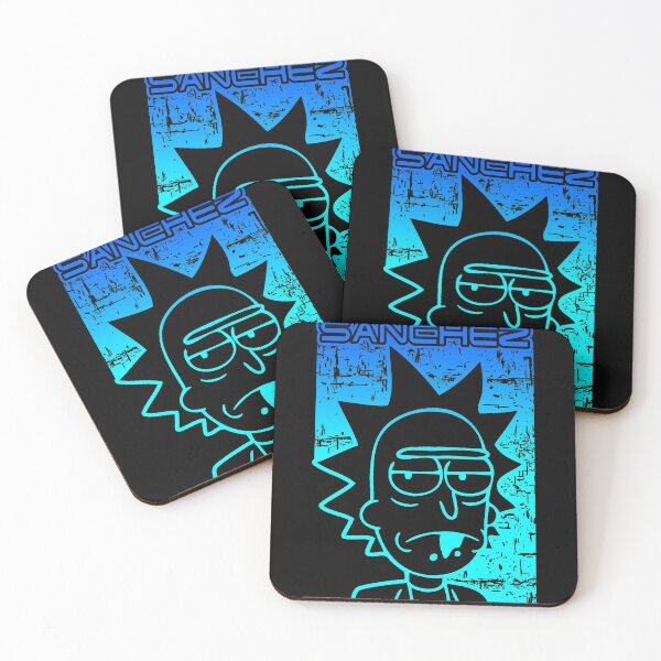 Sanchez | Rick Sanchez | Rick and Morty inspired design Coasters (Set of 4)