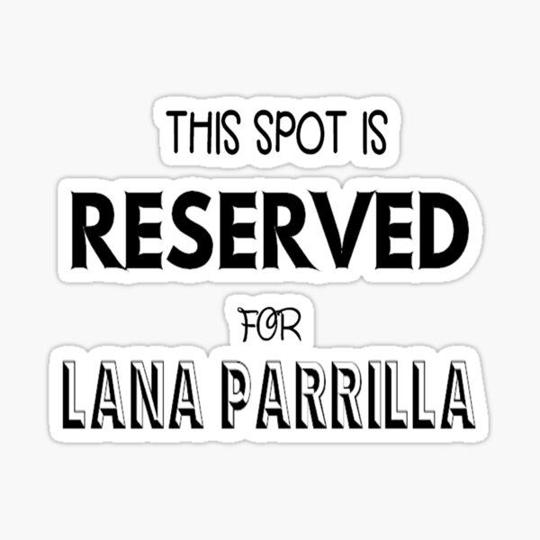 Hotsell Reserved for Lana