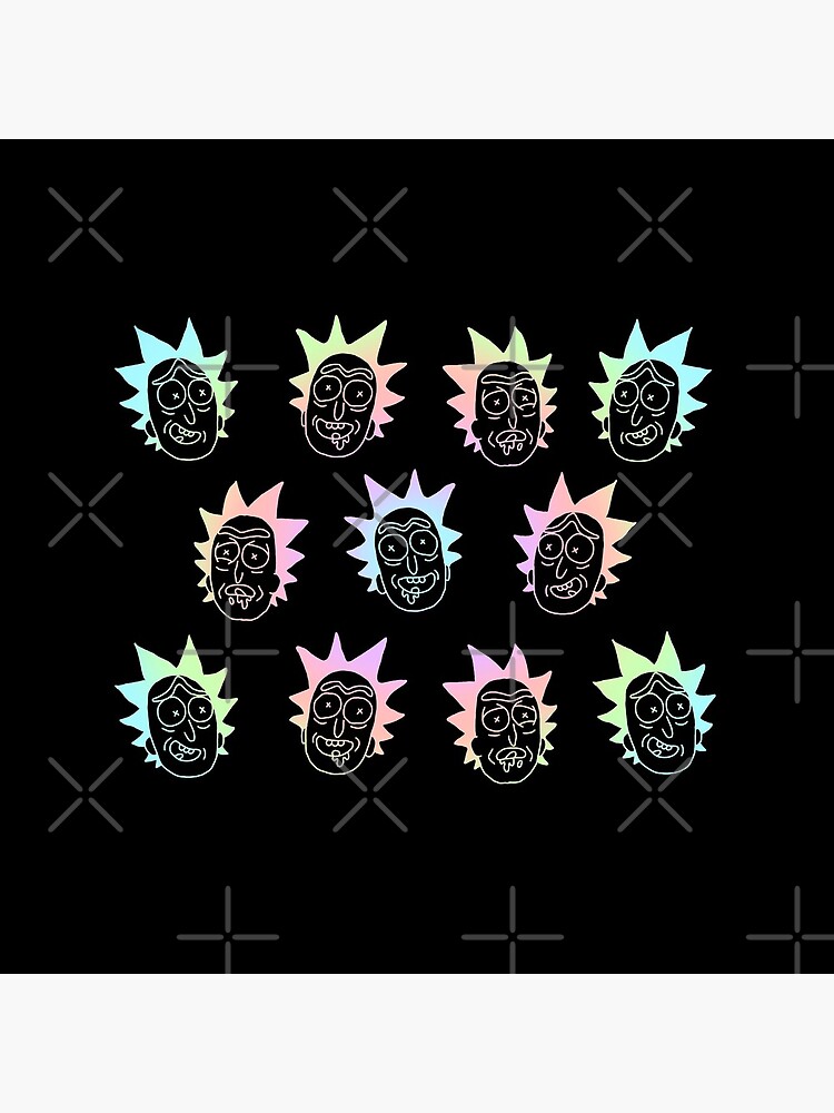 50 shades of rick pattern colorful by didssph