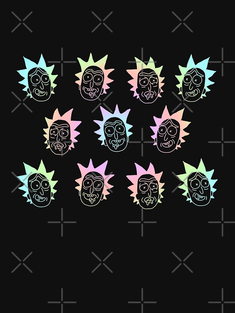 50 shades of rick pattern colorful by didssph
