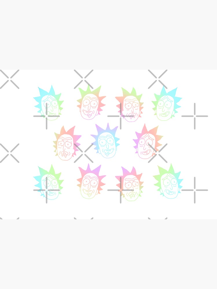 50 shades of rick pattern colorful by didssph