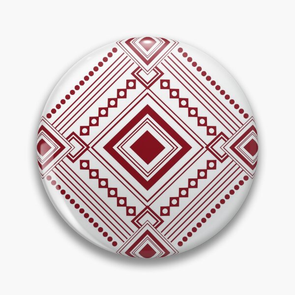Item preview, Big maroon red tile design clothing pattern, neck gator designed and sold by DukeDoctor.