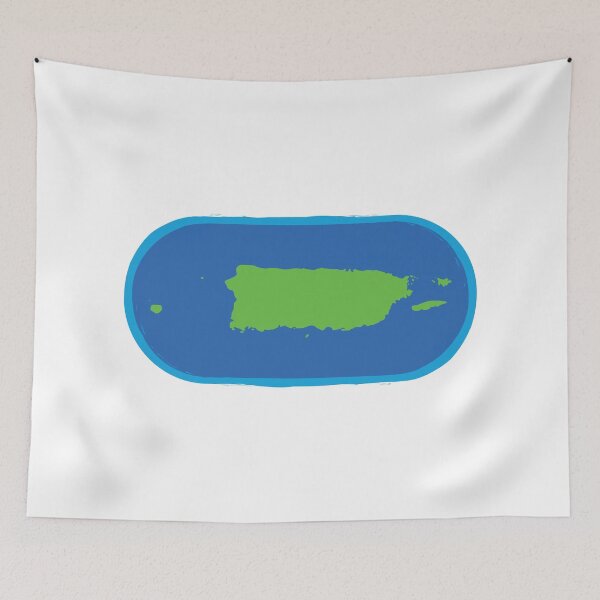 Item preview, Puerto Rico Map designed and sold by snxworld.