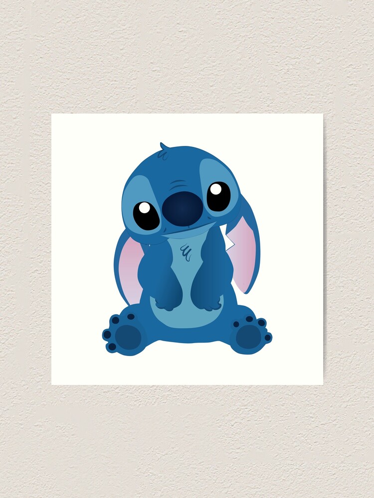 Cute Stitch Art Print