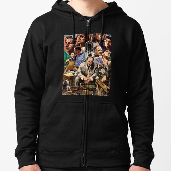 Sopranos artwork Zipped Hoodie
