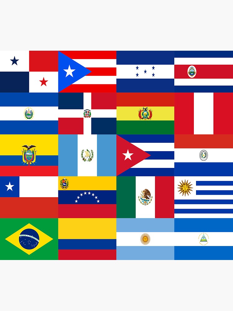 flags-of-latin-america-sticker-for-sale-by-geronimogeorge-redbubble