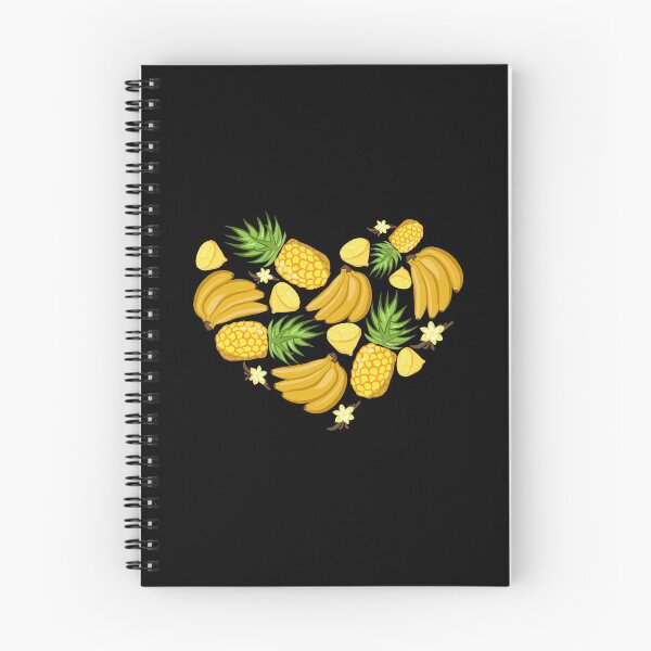 Item preview, Fruit collection. Color heart with bananas, lemon and pineapple designed and sold by AstraDesign.