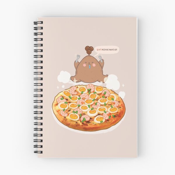 Aperçu de l'œuvre une pizza joliment cuite au four garnie de crevettes fraîches créée et vendue par bobablacksweet.