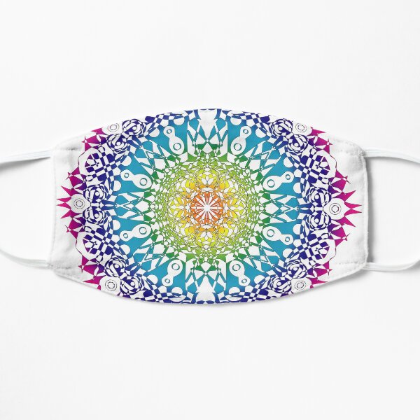 Rainbow Mandala Mask