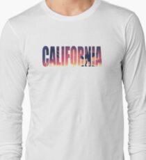 Vintage Filtered California Postcard Long Sleeve T-Shirt