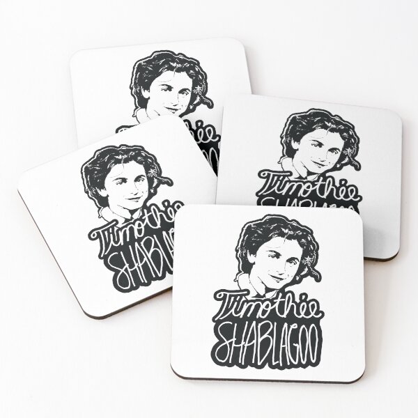 Item preview, Timothee Shablagoo Tiktok Meme Sticker - BLACK designed and sold by Sc0ttay.