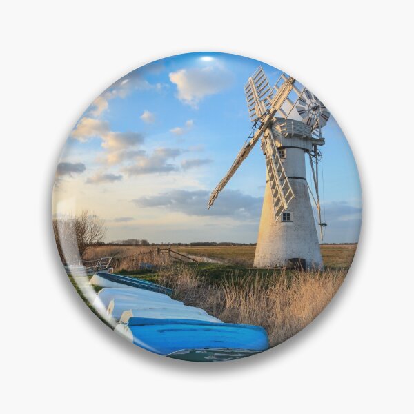 Item preview, Late Light at Thurne Dyke Drainage Mill designed and sold by bitm2007.