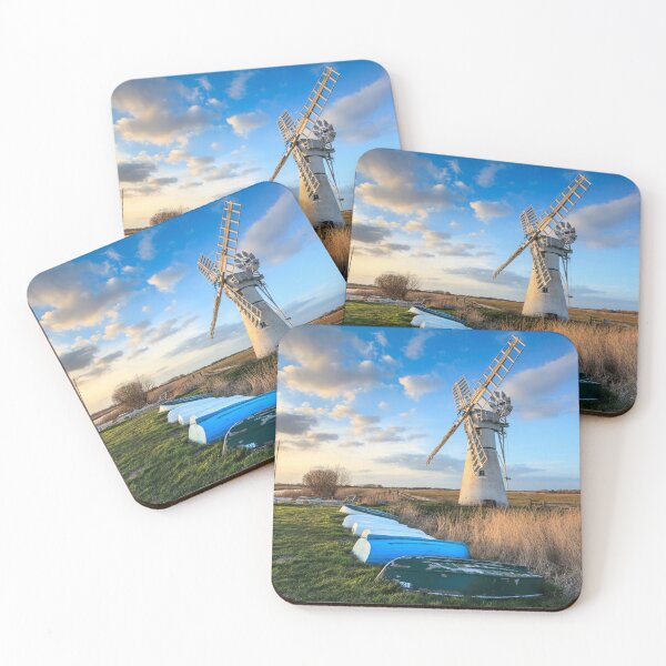 Item preview, Late Light at Thurne Dyke Drainage Mill designed and sold by bitm2007.