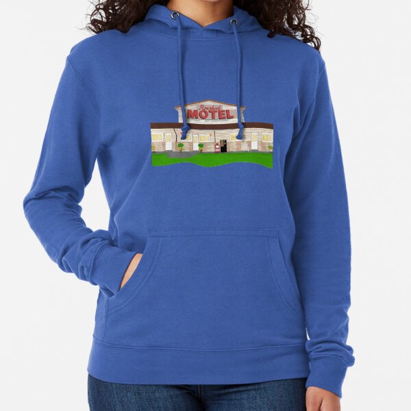 Rosebud Motel Illustration Lightweight Hoodie