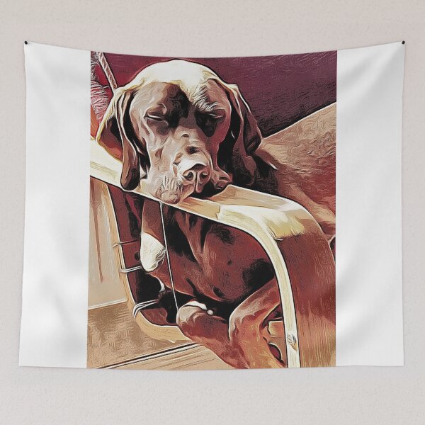 Item preview, Sleeping Vizsla designed and sold by Eddie-Dearheart.