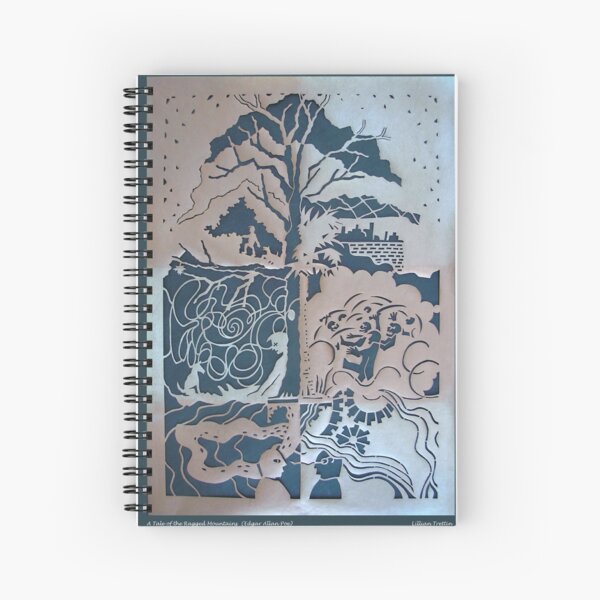 A Tale of the Ragged Mountains in Copper Spiral Notebook