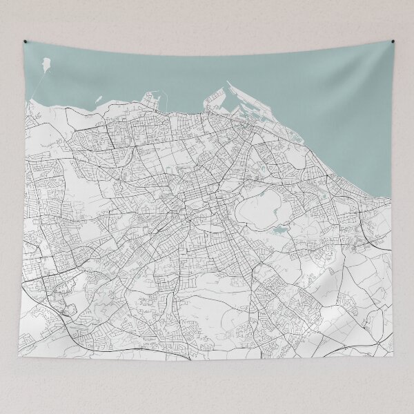 Item preview, Edinburgh City Map designed and sold by JLCDesign.
