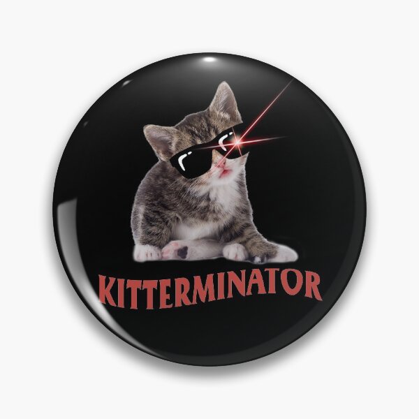 Item preview, Funny Terminator Kitty 'Kitterminator'  designed and sold by PopArtdom.