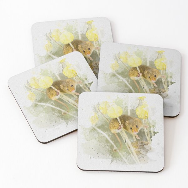 Item preview, Harvest Mouse Watercolour Photograph. designed and sold by Jane Stanley Photography.