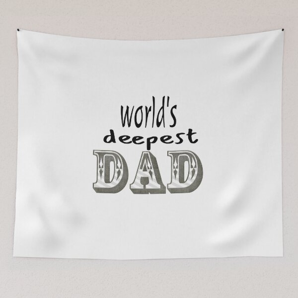Item preview, Worlds Deepest Dad designed and sold by Crazy shop.